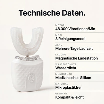 Vollautomatische U-förmige Zahnbürste
